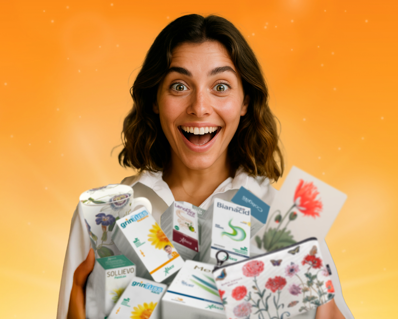 Prodotti Aboca in scatola regalo